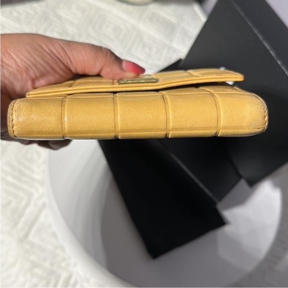 Chanel Tan Chocolate Bar wallet w/box & authenticity card. - Picture 6 of 15